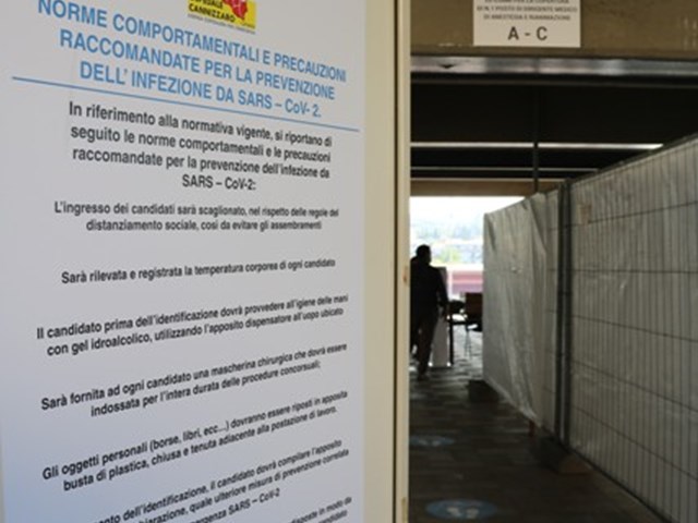 Concorso Anestesista: misure anti-contagio